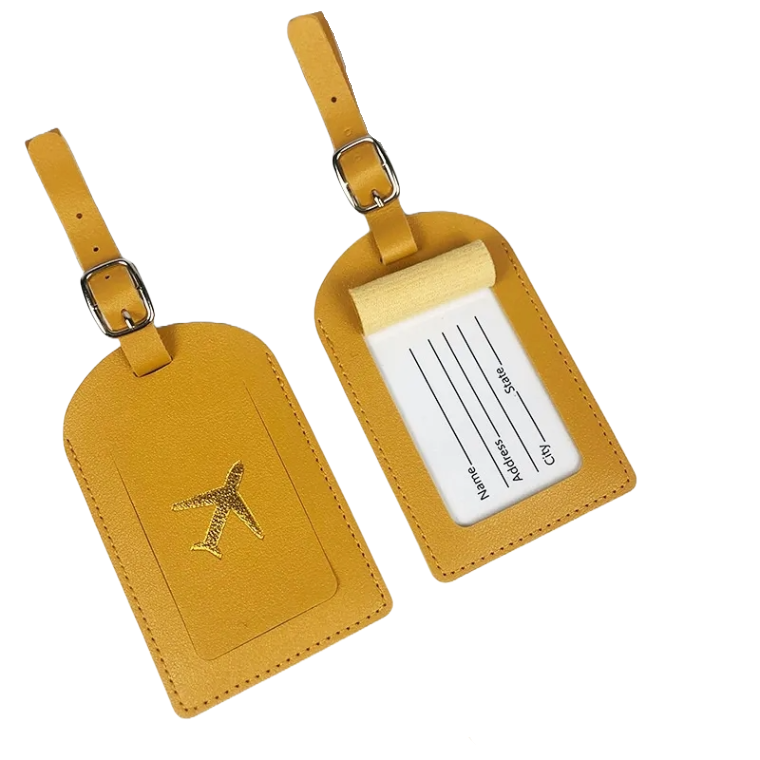 PU Leather Luggage Tag