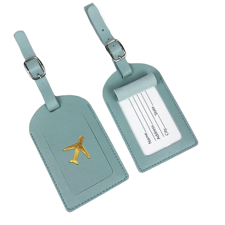 PU Leather Luggage Tag